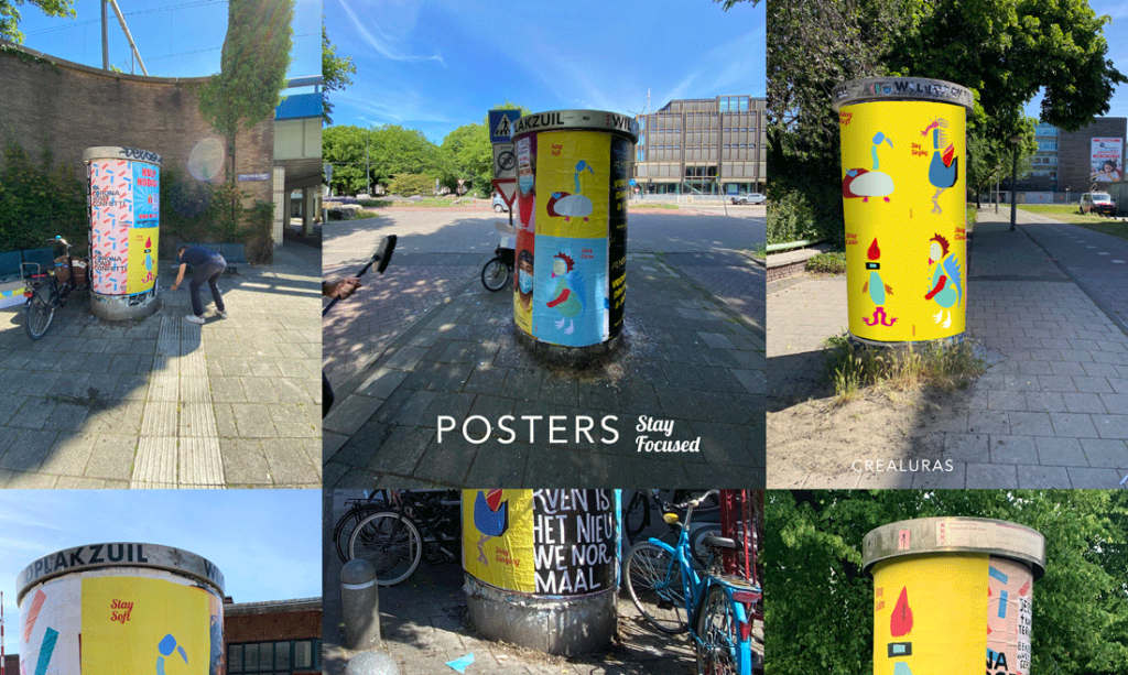 crealuras posters in amsterdam