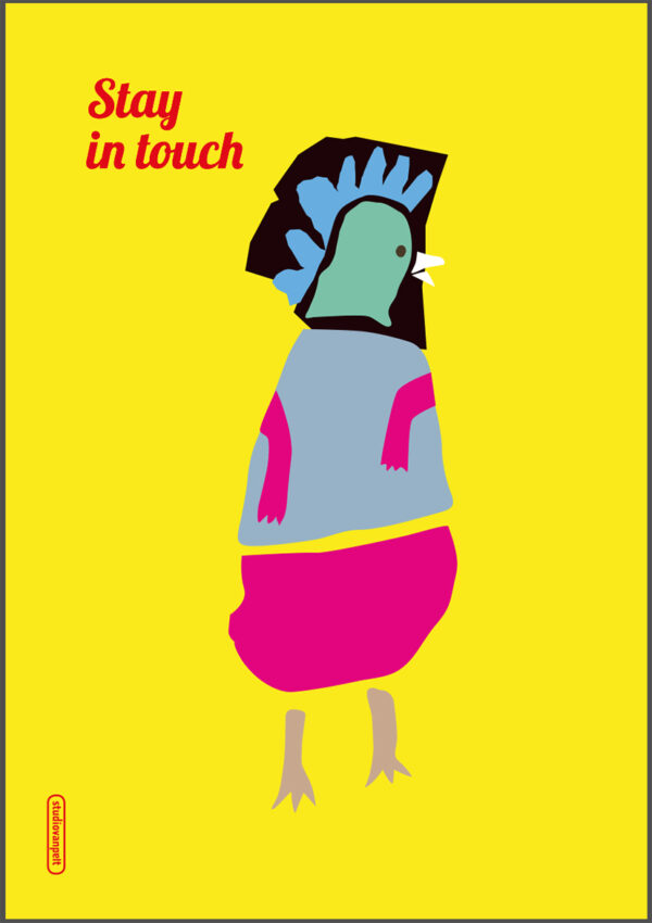 stay in touch poster by crealuras
